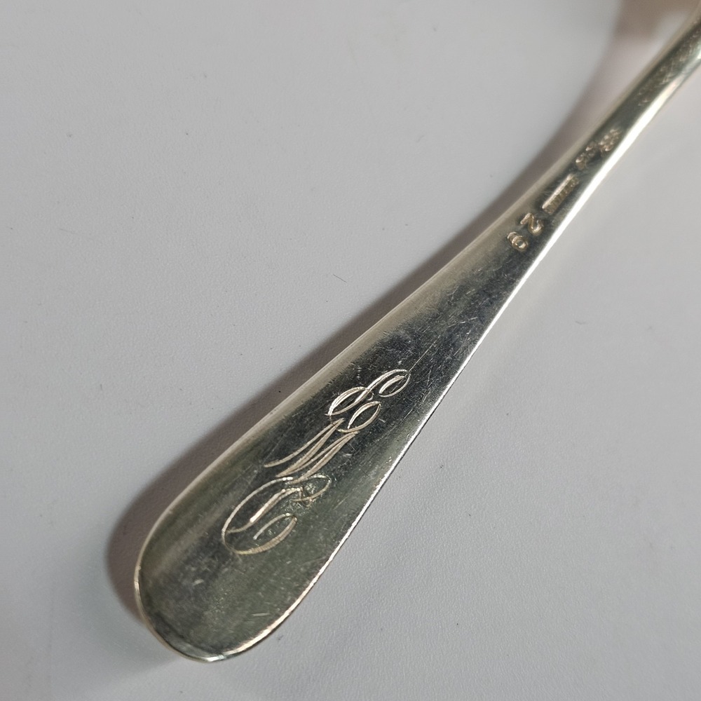 Vtg S. Kirk & Son 5" REPOUSSE Sterling Silver 925 Bon Bon Fruit Server Spoon 28g - Picture 5 of 10